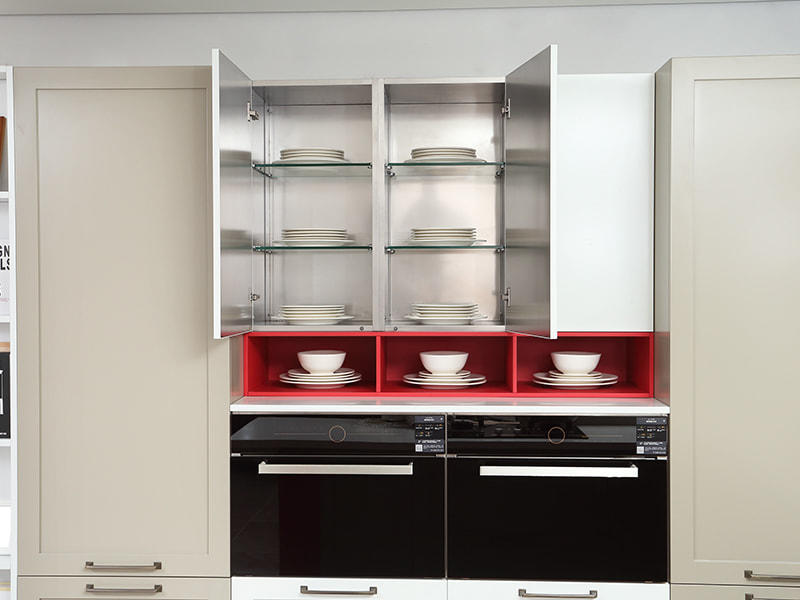 FG003 American pastoral style Stainless steel kitchen cabinet Manhattan