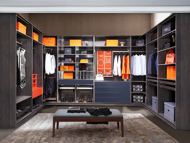 FY003 Hepburn (cloakroom) Stainless steel wardrobe