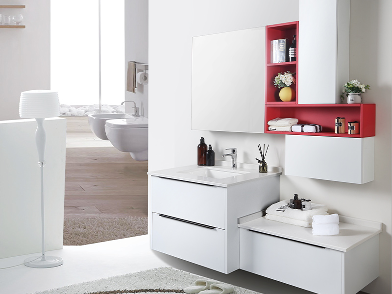 Stainless steel bathroom cabinet series